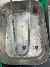 Load image into Gallery viewer, Original British Army WW2 Soldiers Mess Tin Set - Complete with Bag - The Militaria Shop