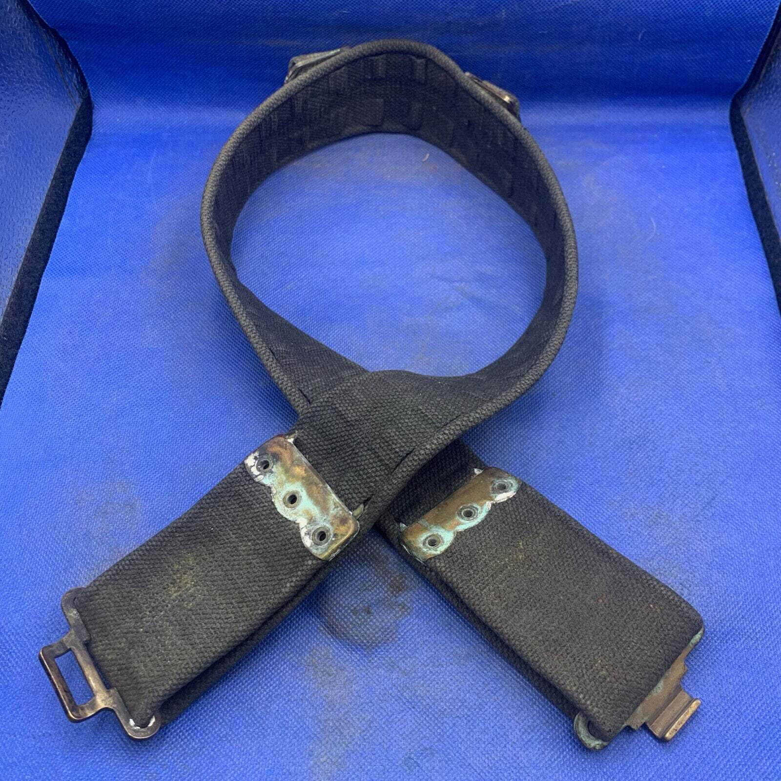 WW2 British Army / RAF 37 Pattern Combat Belt - Used Original - 40" Waist - The Militaria Shop