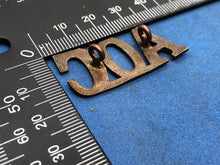 Load image into Gallery viewer, Original WW1 British Army Ordinance Corps Brass Shoulder Title - The Militaria Shop