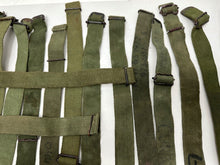 Load image into Gallery viewer, Original Early / WW2 Brass British Army Mk3 / Mk4 Elasticated Helmet Chinstrap - The Militaria Shop