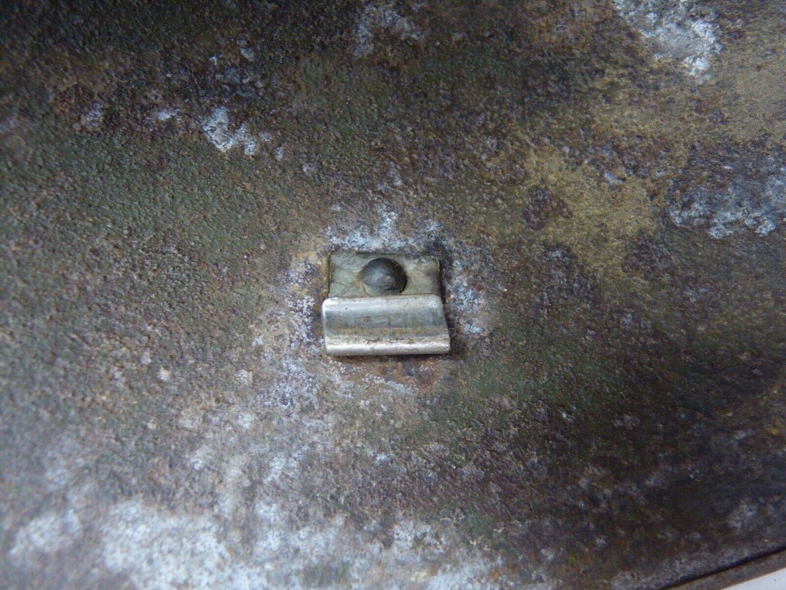 Original WW2 British / Canadian Army Mk3 High Rivet Turtle Army Combat Helmet - The Militaria Shop