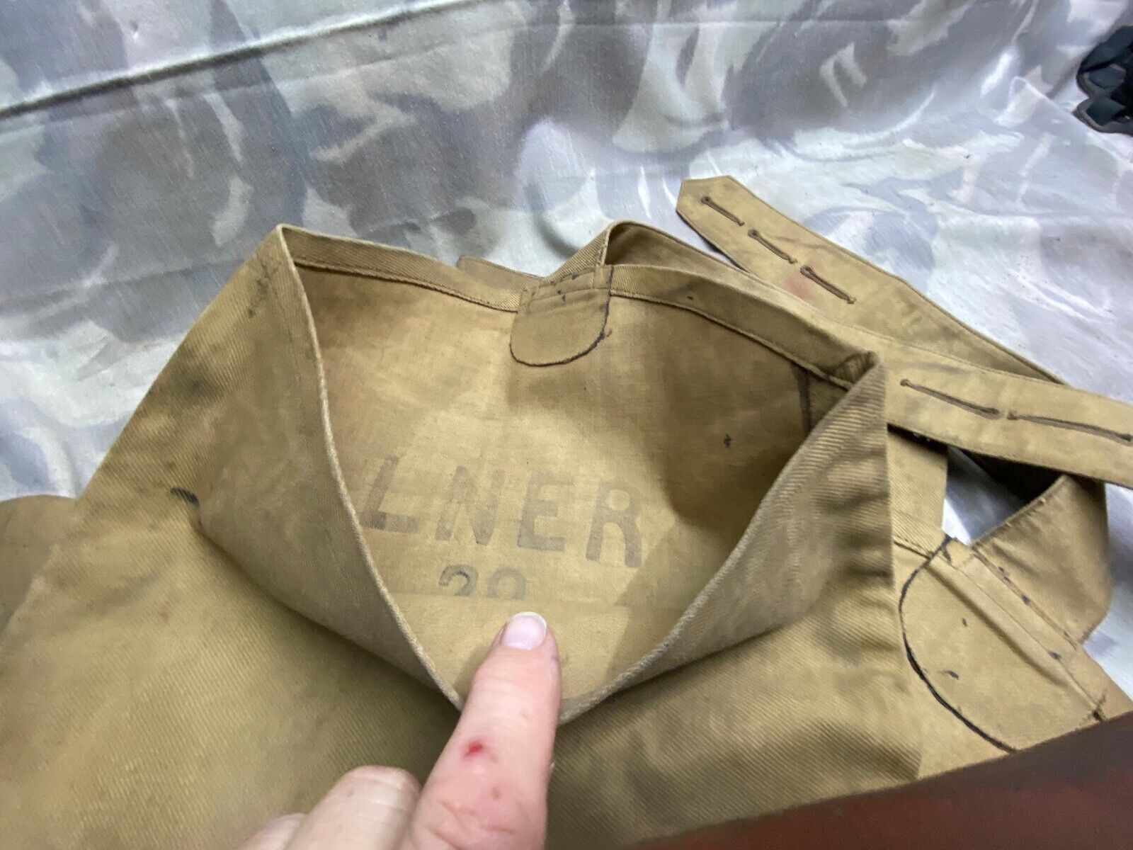 Original WW2 British Army / Railway LNER Marked Waterproof Leggings - The Militaria Shop