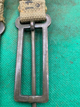 Charger l'image dans la galerie, Original WW2 British Army 37 Pattern Brace Adaptors Pair - 1941 Dated - The Militaria Shop