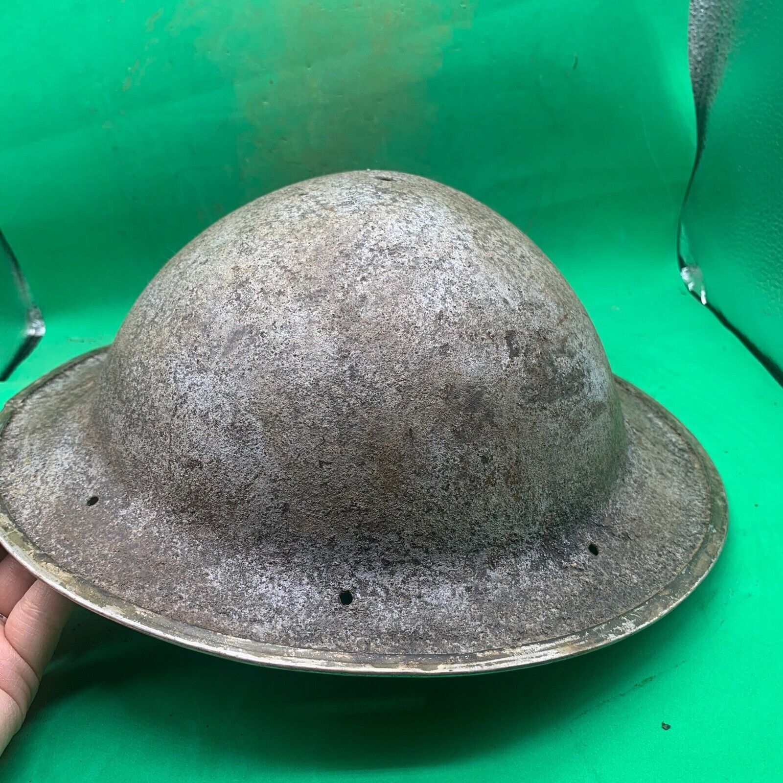 Original WW2 South African Army Mk2 Brodie Helmet - British Style Combat Helmet - The Militaria Shop