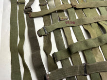 Load image into Gallery viewer, Original Early / WW2 Brass British Army Mk3 / Mk4 Elasticated Helmet Chinstrap - The Militaria Shop