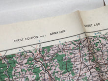 Load image into Gallery viewer, Original WW2 British Army / RAF Maps of Germany - Darmstadt - The Militaria Shop