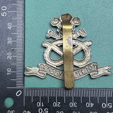 Load image into Gallery viewer, Original WW2 British Army North Stafford Regiment Cap Badge - The Militaria Shop