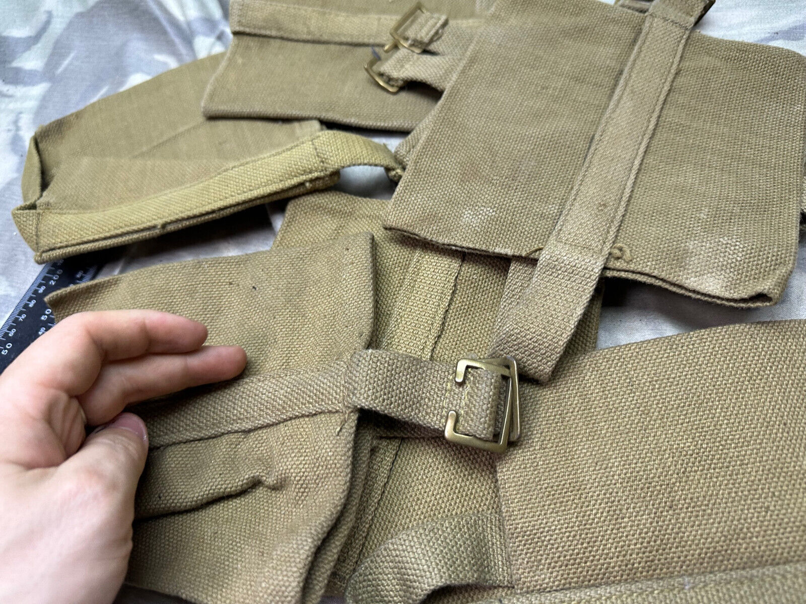Original WW2 British Army 37 Pattern Water Bottle Carrier - WW2 Dated - The Militaria Shop
