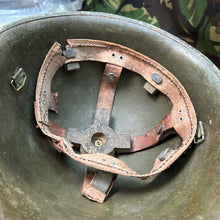 Load image into Gallery viewer, Original WW2 British / Canadian Army Mk3 Turtle Helmet & Liner - The Militaria Shop