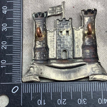 Load image into Gallery viewer, Original WW1 British Army Cap Badge - 6th (Inniskilling) Dragoons - The Militaria Shop