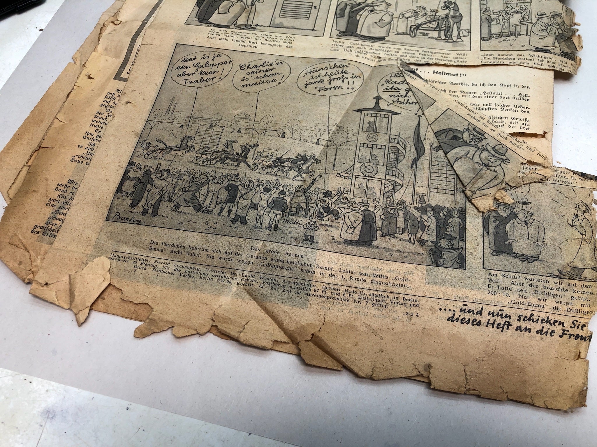 Original WW2 German Political Newspaper - 10th December 1942 - The Militaria Shop