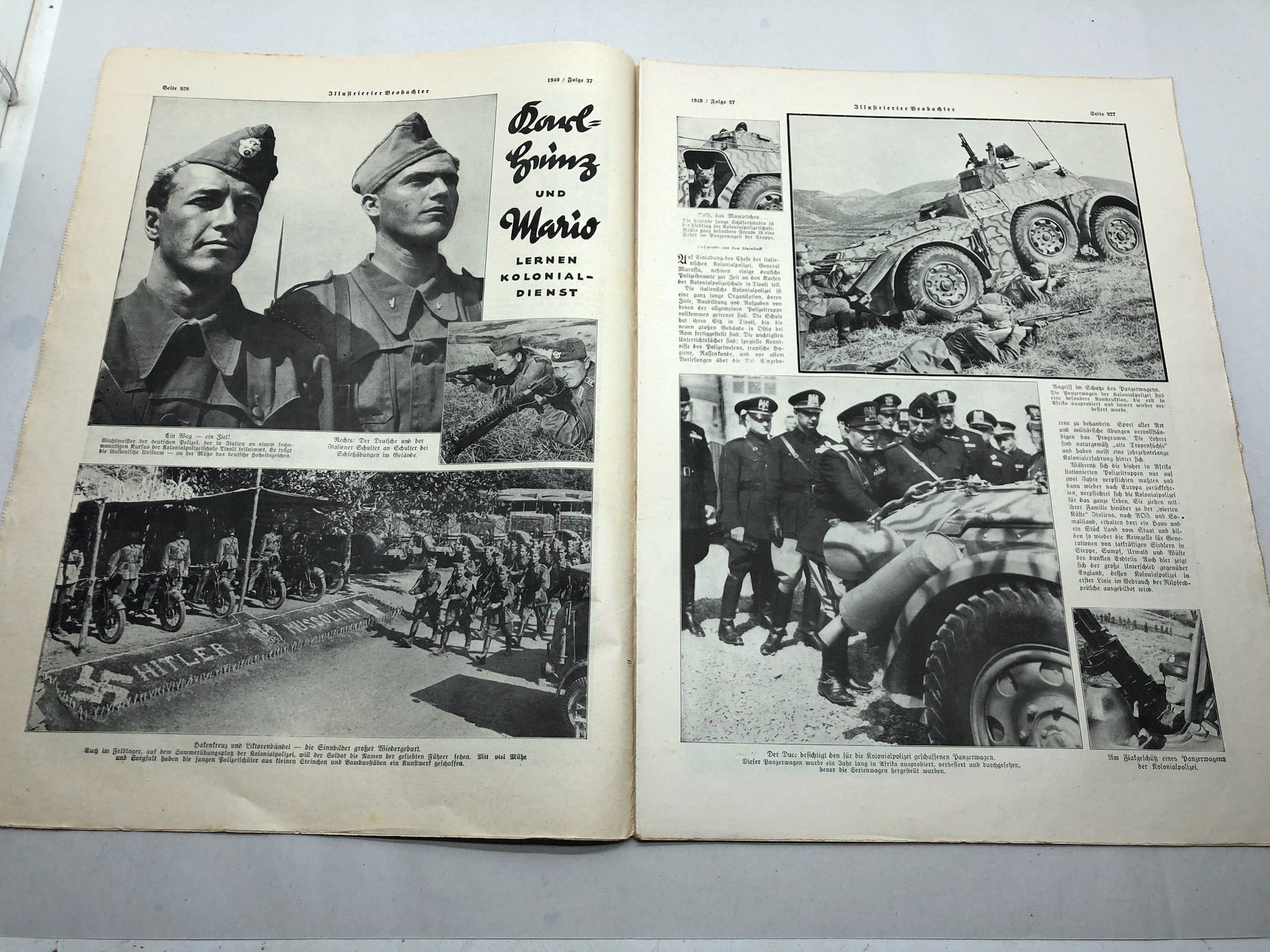 JB Juustrierter Beobachter NSDAP Magazine Original WW2 German - 12 September 1940 - The Militaria Shop