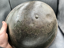 Load image into Gallery viewer, WW2 British Army Brodie Mk2 Combat Helmet & Liner - Nice Original - The Militaria Shop