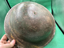 Load image into Gallery viewer, WW2 British Army Brodie Mk2 Combat Helmet - Nice Uncleaned South African Shell - The Militaria Shop