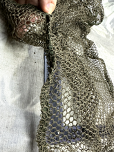 Load image into Gallery viewer, Original British Army Vietnam War Era Sniper Camouflaged Head Helmet Veil - The Militaria Shop