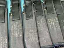 Load image into Gallery viewer, British Army Issue Olive Green OD PLCE Webbing Empty SA80 Scabbard Frog Cover - The Militaria Shop