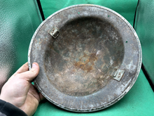 Load image into Gallery viewer, WW2 British Army Brodie Mk2 Combat Helmet - Nice Uncleaned South African Shell - The Militaria Shop