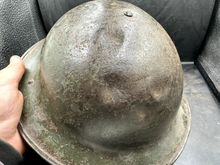 Load image into Gallery viewer, WW2 British Army Brodie Mk2 Combat Helmet & Liner - Nice Original - The Militaria Shop