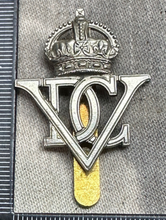 Load image into Gallery viewer, Original WW2 British Army Cap Badge - 5th Royal Inniskilling Dragoon Guards - The Militaria Shop