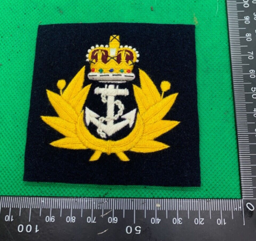 British Royal Navy Embroidered Blazer Badge - The Militaria Shop