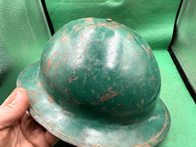 Load image into Gallery viewer, WW2 British Army Brodie Mk1* Rescue Helmet & Liner - The Militaria Shop