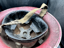 Load image into Gallery viewer, Oiginal British Army / Civil Defence WW2 Helmet - AF - Fire? Complete w/Liner - The Militaria Shop