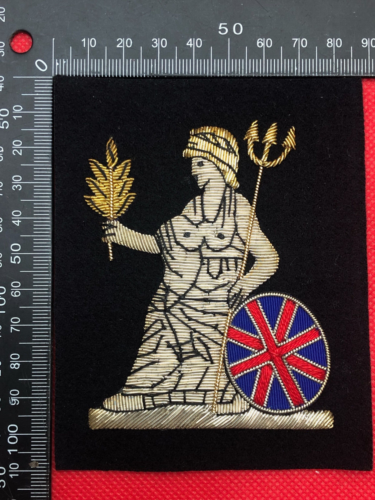 British Army Bullion Embroidered Blazer Badge - Norfolk Regiment - The Militaria Shop