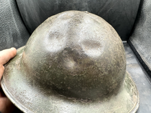 Load image into Gallery viewer, WW2 British Army Brodie Mk2 Combat Helmet & Liner - Nice Original - The Militaria Shop