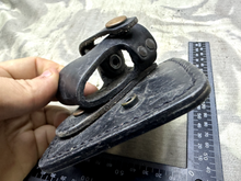 Charger l'image dans la galerie, Black Leather Baton Carrier - Price Western Leather - The Militaria Shop