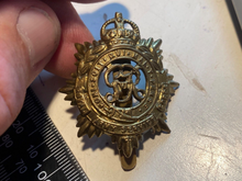 Load image into Gallery viewer, Original WW2 GV1 British Army Royal Army Service Corps Cap Badge - The Militaria Shop