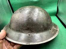 Load image into Gallery viewer, Nice Uncleaned Original SA WW2 British Army Brodie Mk2 Camo Combat Helmet - The Militaria Shop