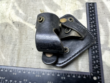 Charger l'image dans la galerie, Black Leather Baton Carrier - Price Western Leather - The Militaria Shop