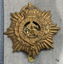 Load image into Gallery viewer, Original WW1 British Army Serice Corps ASC Cap Badge - King's Crown - The Militaria Shop