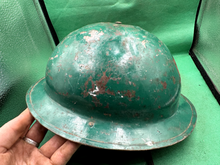 Load image into Gallery viewer, WW2 British Army Brodie Mk1* Rescue Helmet & Liner - The Militaria Shop