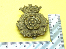 Load image into Gallery viewer, Original British Army Duke of Lancaster's Own Cap Badge - The Militaria Shop