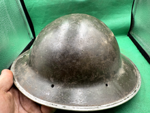 Load image into Gallery viewer, Nice Uncleaned Original SA WW2 British Army Brodie Mk2 Camo Combat Helmet - The Militaria Shop