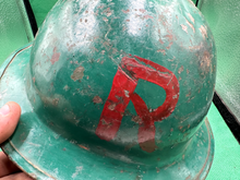 Load image into Gallery viewer, WW2 British Army Brodie Mk1* Rescue Helmet & Liner - The Militaria Shop