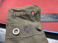 Load image into Gallery viewer, Original WW2 Swiss Army / German Army Tent Pole / Zeltbahn Peg Bag - The Militaria Shop