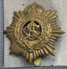Load image into Gallery viewer, Original WW1 British Army Serice Corps ASC Cap Badge - King's Crown - The Militaria Shop
