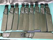 Load image into Gallery viewer, British Army Issue Olive Green OD PLCE Webbing Empty SA80 Scabbard Frog Cover - The Militaria Shop