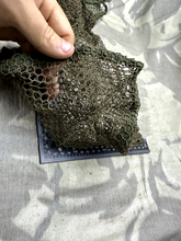 Load image into Gallery viewer, Original British Army Vietnam War Era Sniper Camouflaged Head Helmet Veil - The Militaria Shop