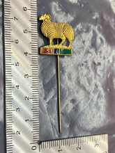 Load image into Gallery viewer, Original British Army Queen's Royal Regiment (West Surrey) Pin Brooch - The Militaria Shop