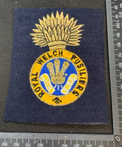 British Army Royal Welch Fusiliers Regiment Embroidered Blazer Badge - The Militaria Shop