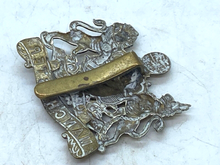 Load image into Gallery viewer, Original British Army WW1 1st Volunteer Battalion Manchester Regiment Cap Badge - The Militaria Shop