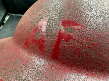 Load image into Gallery viewer, Oiginal British Army / Civil Defence WW2 Helmet - AF - Fire? Complete w/Liner - The Militaria Shop