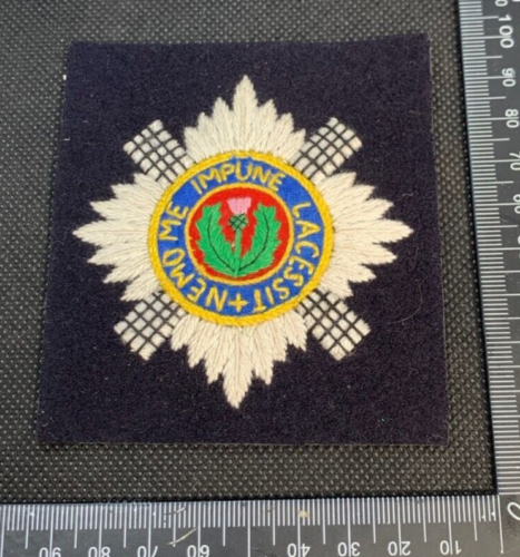 British Army Scots Guards Regiment Embroidered Blazer Badge - The Militaria Shop