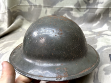 Lade das Bild in den Galerie-Viewer, Original WW2 Mk2 British Home Front Civil Defence Helmet & Liner Set - The Militaria Shop