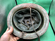 Load image into Gallery viewer, WW2 British Army Brodie Mk1* Rescue Helmet & Liner - The Militaria Shop