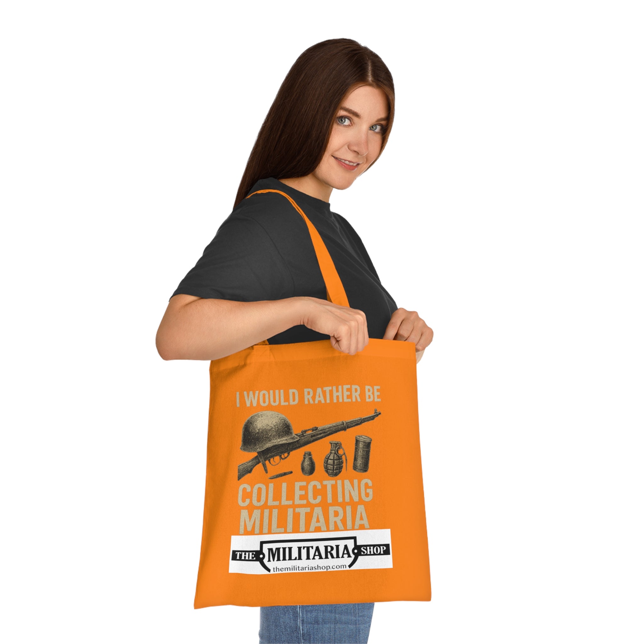 Militaria Collectors Cotton Tote, Eco-Friendly Shopping Bag, Gift for Collectors, Funny Tote for Events, Durable Everyday Use - The Militaria Shop