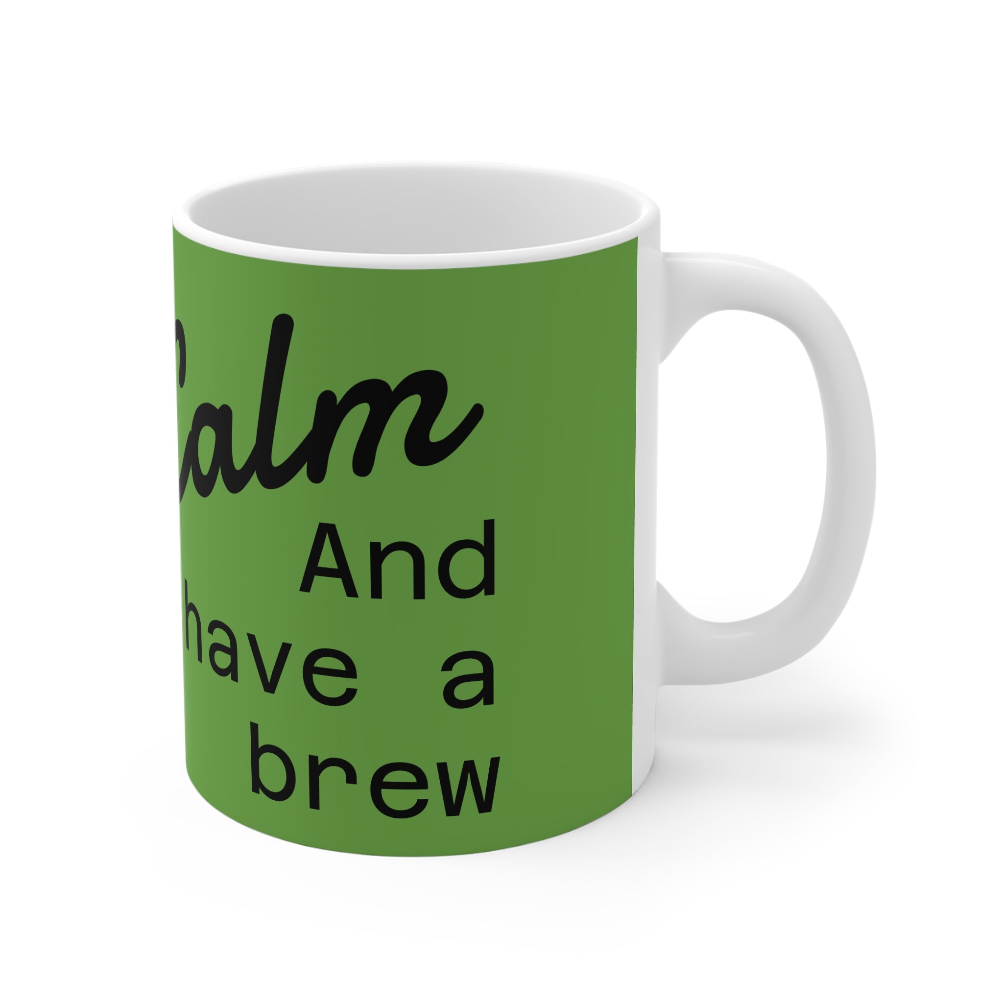 Keep Calm and Have a Brew - Ceramic Coffee Mug, Fun Gift for Coffee Lovers, Motivational Coffee Cup, Home or Office Decor, 11oz & 15oz Sizes - The Militaria Shop